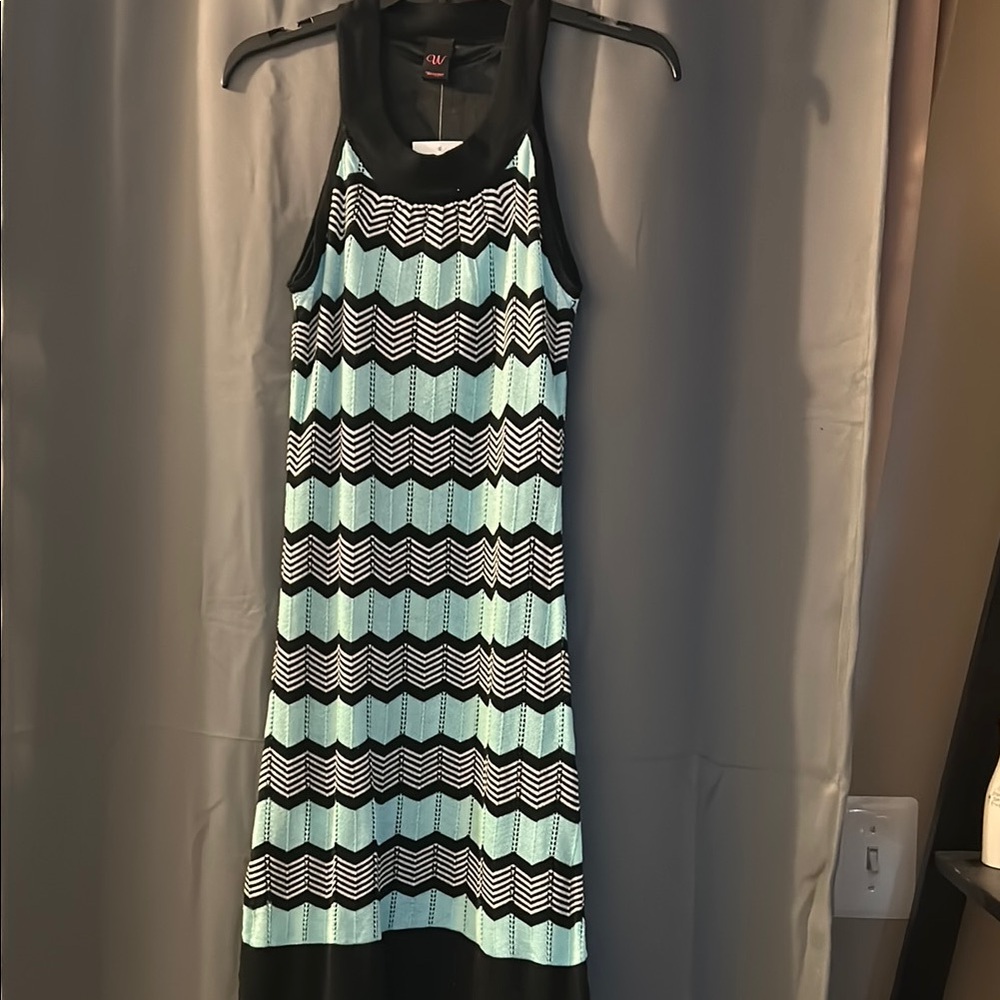 Wrapper Green Asymmetrical Halter Sheath Dress